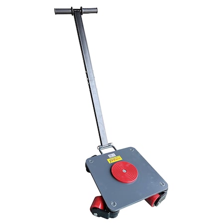 Pake Handling Tools Rotating Machine Dolly, 8800 lb. Cap, Steel, 4 PU Rollers PAKRM05